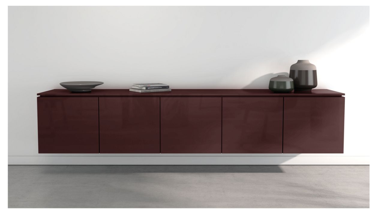 CODA HANGING SIDEBOARD - 5 DOORS by Roche Bobois
