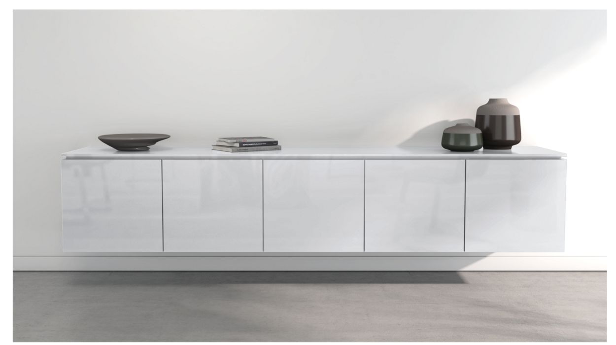 CODA HANGING SIDEBOARD - 5 DOORS by Roche Bobois