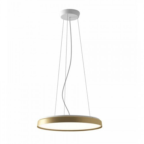 COMPENDIUM PLATE - LED Anodized aluminium pendant lamp
