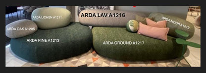 PEBBLE RUBBLE - Sectional modular sofa
