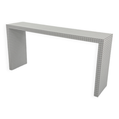 Quaderna Consolle 710 - Rectangular honeycomb console table