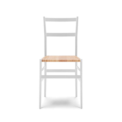 699 Superleggera Cane Wood Chair by Cassina #Ashwood Lacquered White