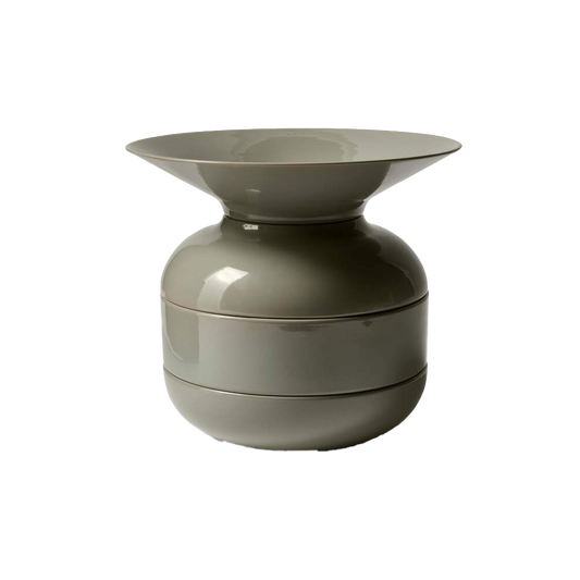 Terracotta - Glazed Ceramic Stackable Container