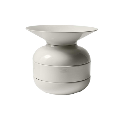 Terracotta - Glazed Ceramic Stackable Container