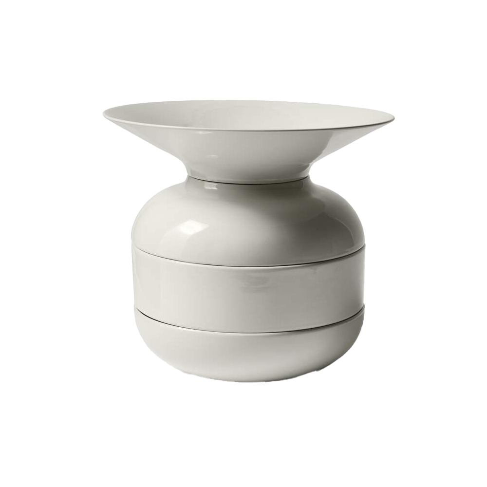 Terracotta - Glazed Ceramic Stackable Container