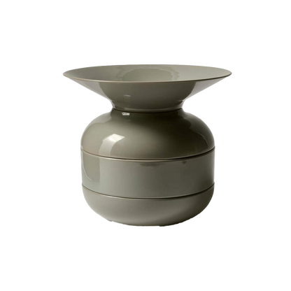 Terracotta - Glazed Ceramic Stackable Container