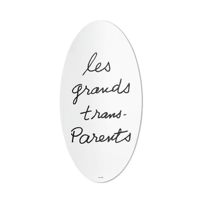 Les Grands Trans-Parents oval mirror by Cassina