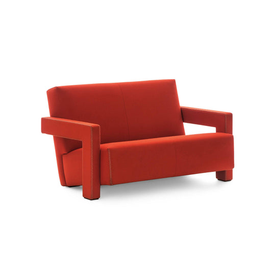 Utrecht - 2-Seater Curve Leather Sofa