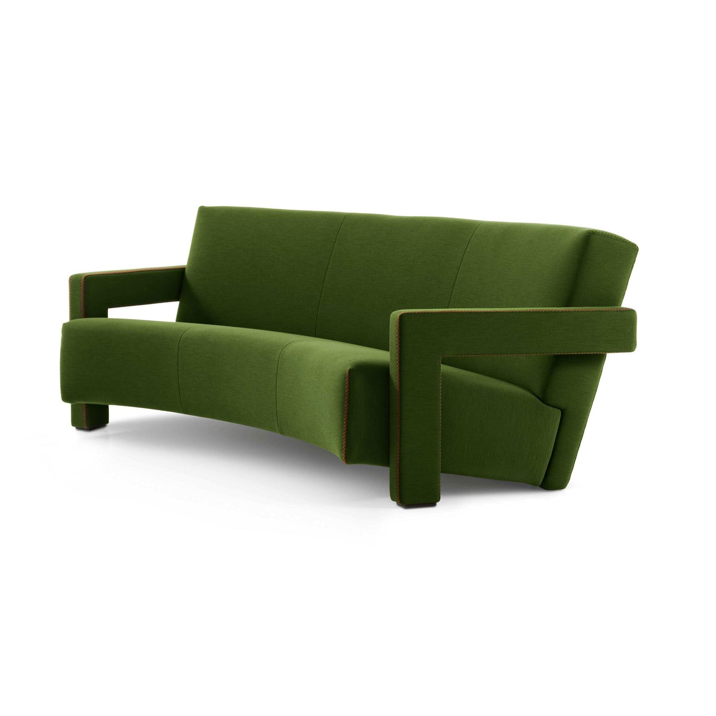 Utrecht - 3-Seater Curve Fabric Sofa