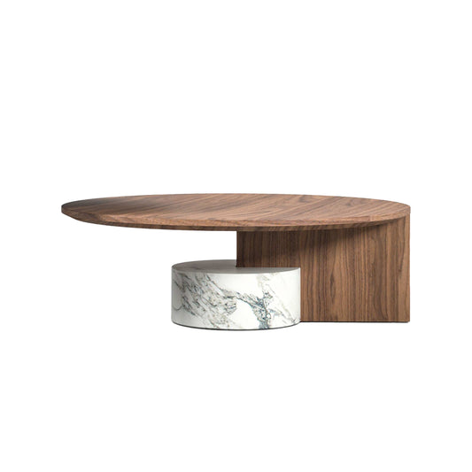 [Overseas Stock - 3 Month Lead Time] Sengu Round Marble Low Table