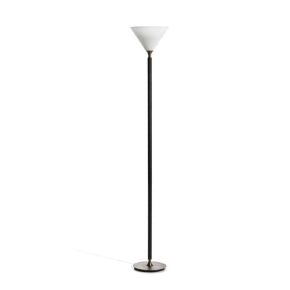 DUO - Wood and glass floor lamp