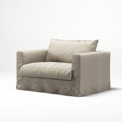 Decotique Le Grand Air Nou Love Seat Armchair Natural Blonde