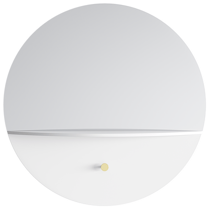 Department Pie B Wall Mirror 80 White