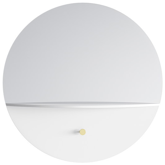 Department Pie B Wall Mirror 80 White