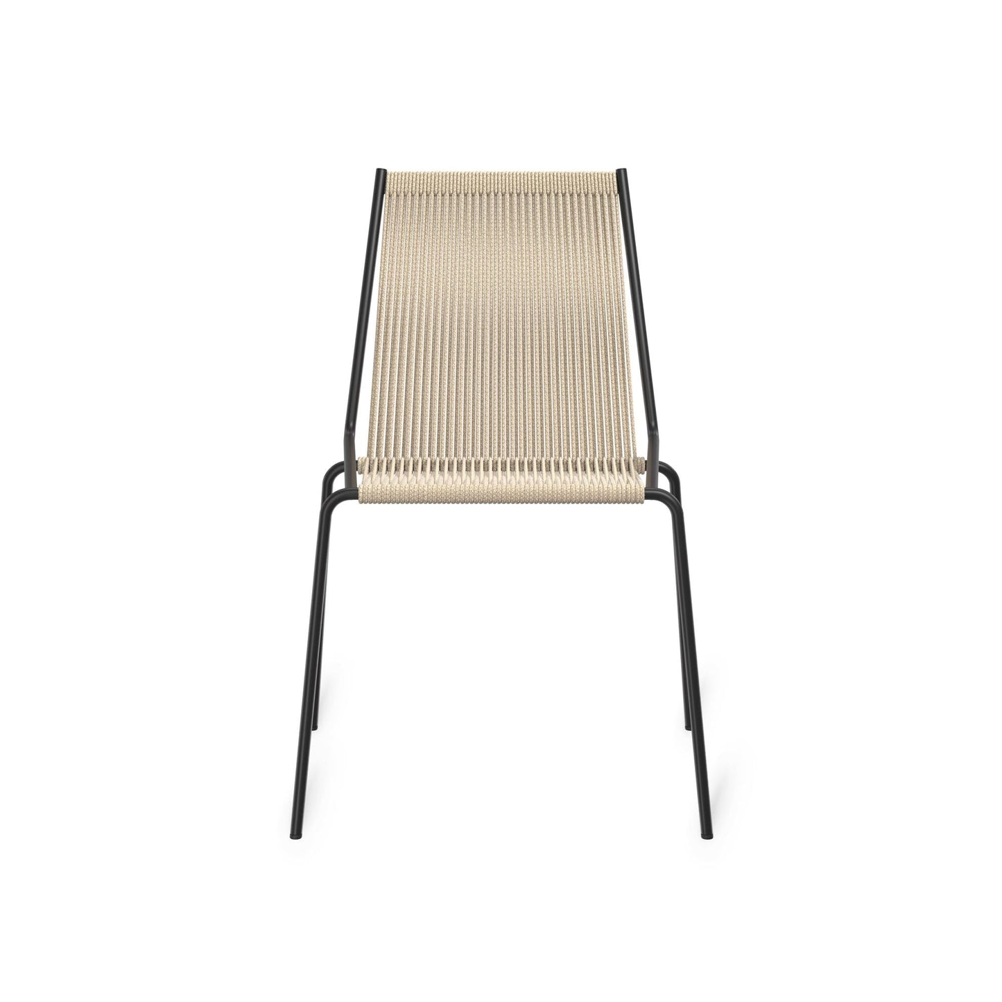 Noel Dining Chair by Thorup Copenhagen #Black Steel/Linen