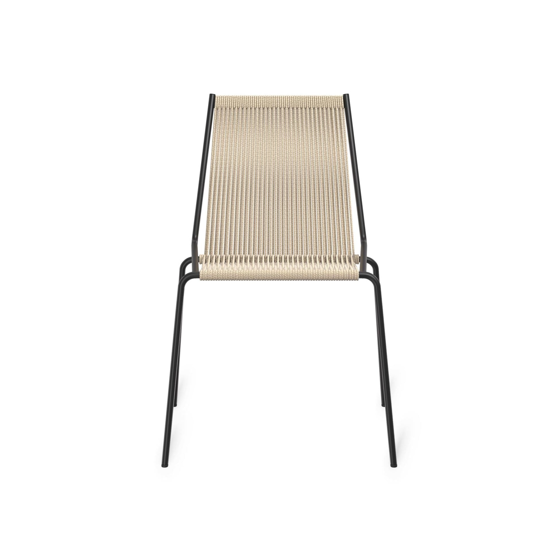 Noel Dining Chair by Thorup Copenhagen #Black Steel/Linen