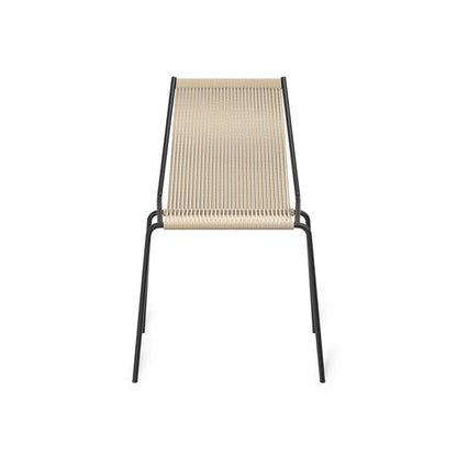Noel Dining Chair by Thorup Copenhagen #Black Steel/Linen