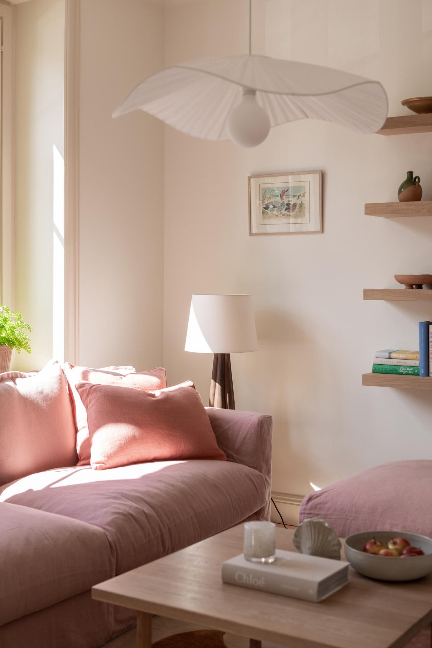 Decotique Le Grand Air Footstool Tender Blush