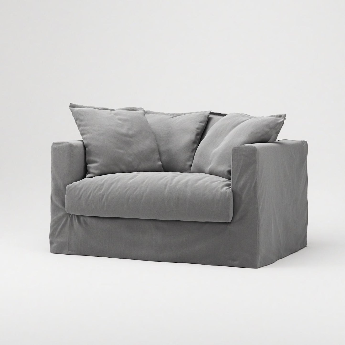 Decotique Le Grand Air Love Seat Armchair Light Grey
