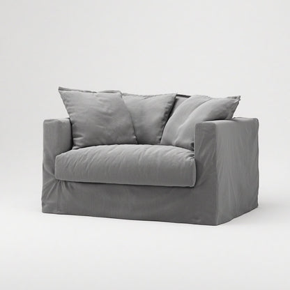 Decotique Le Grand Air Love Seat Armchair Light Grey