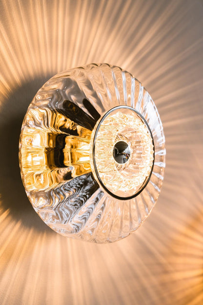 Design By Us New Wave Optic Wall Lamp Transparent