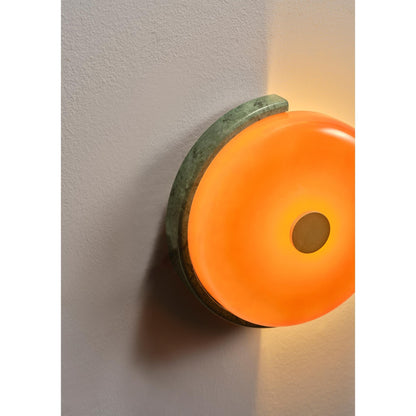 Design By Us Trip Wall Lamp Dark Emperador Marble/Glossy Opal