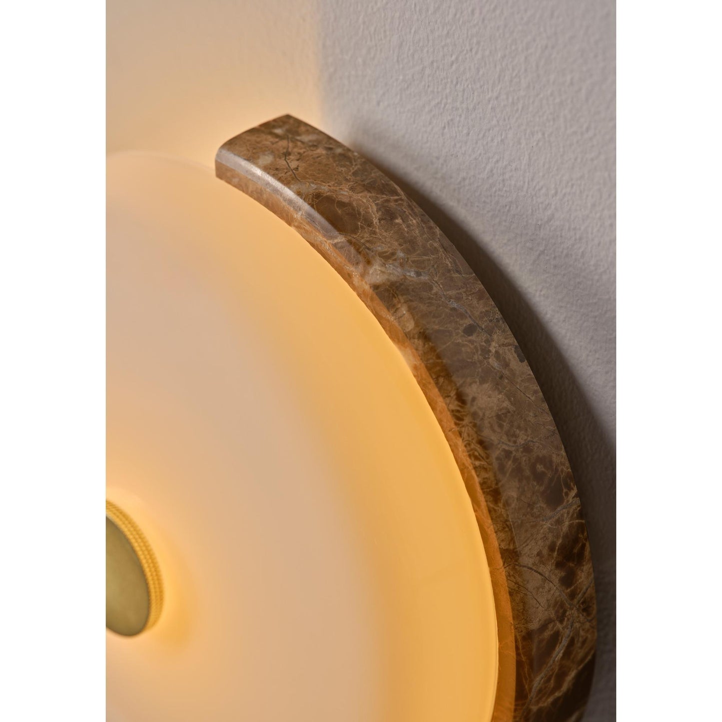 Design By Us Trip Wall Lamp Burgundy Marble/Glossy Opal