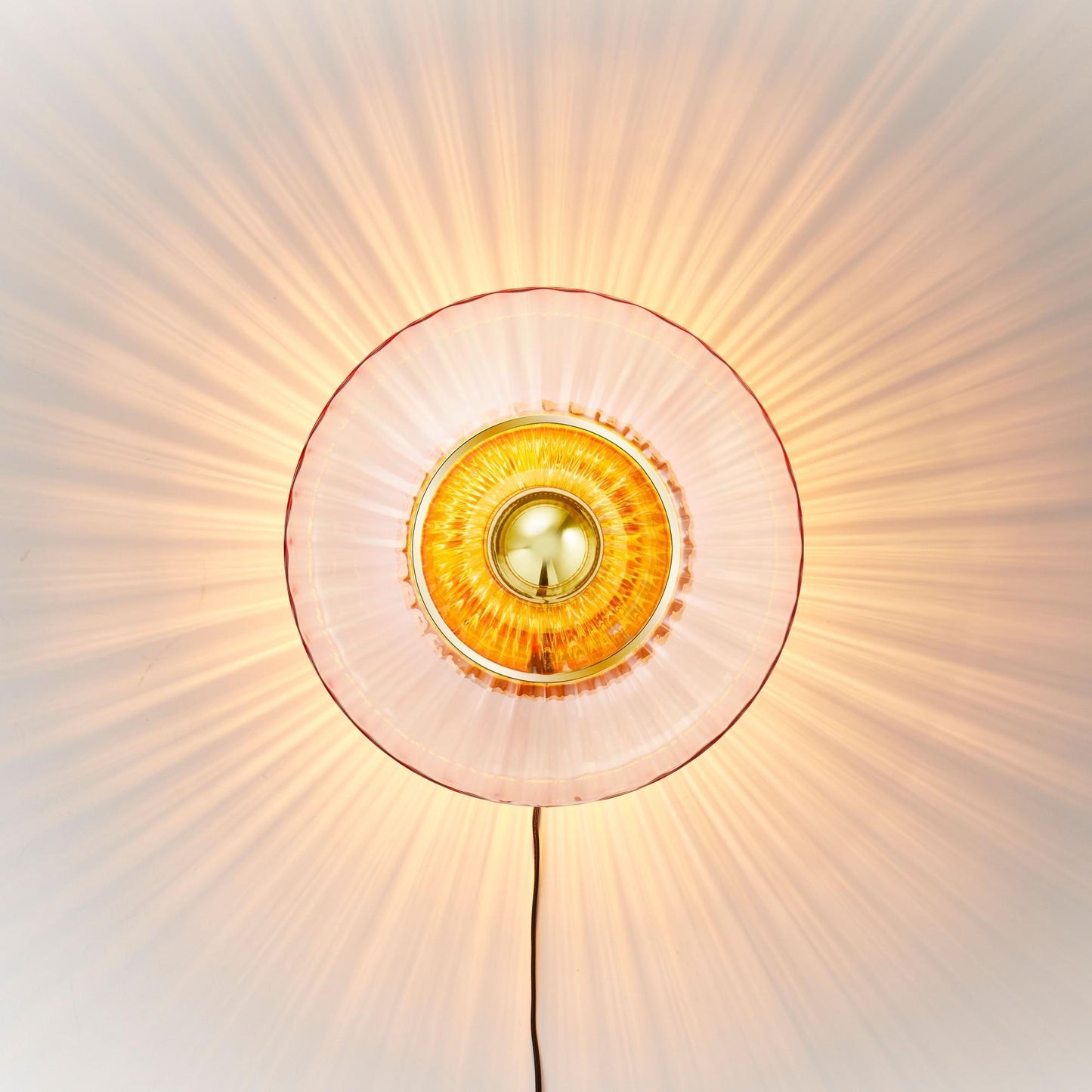 Design By Us New Wave Optic Wall Lamp Rosa