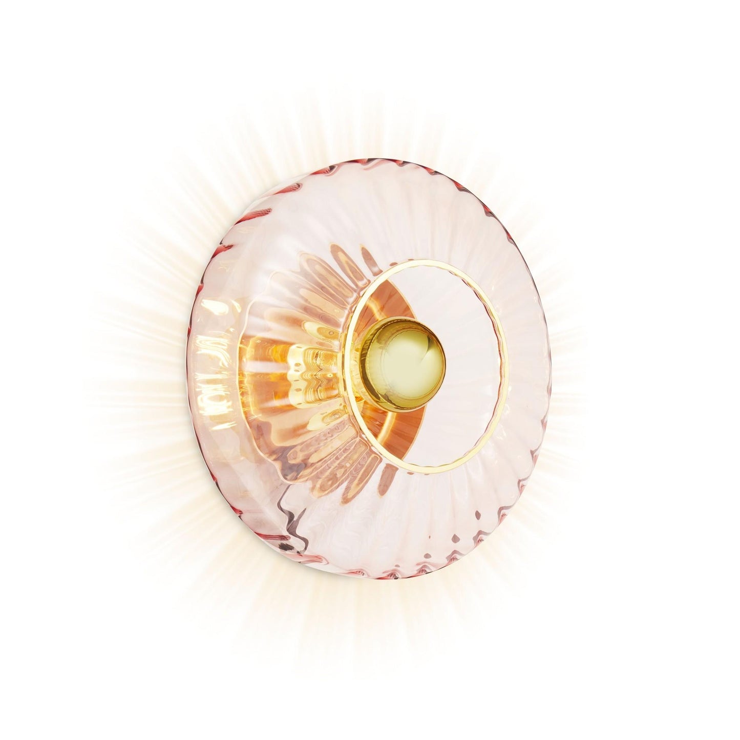 Design By Us New Wave Optic Wall Lamp Rosa