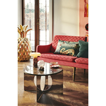Design By Us Trip Portable Lamp Burgundy Marble/Glossy Opal