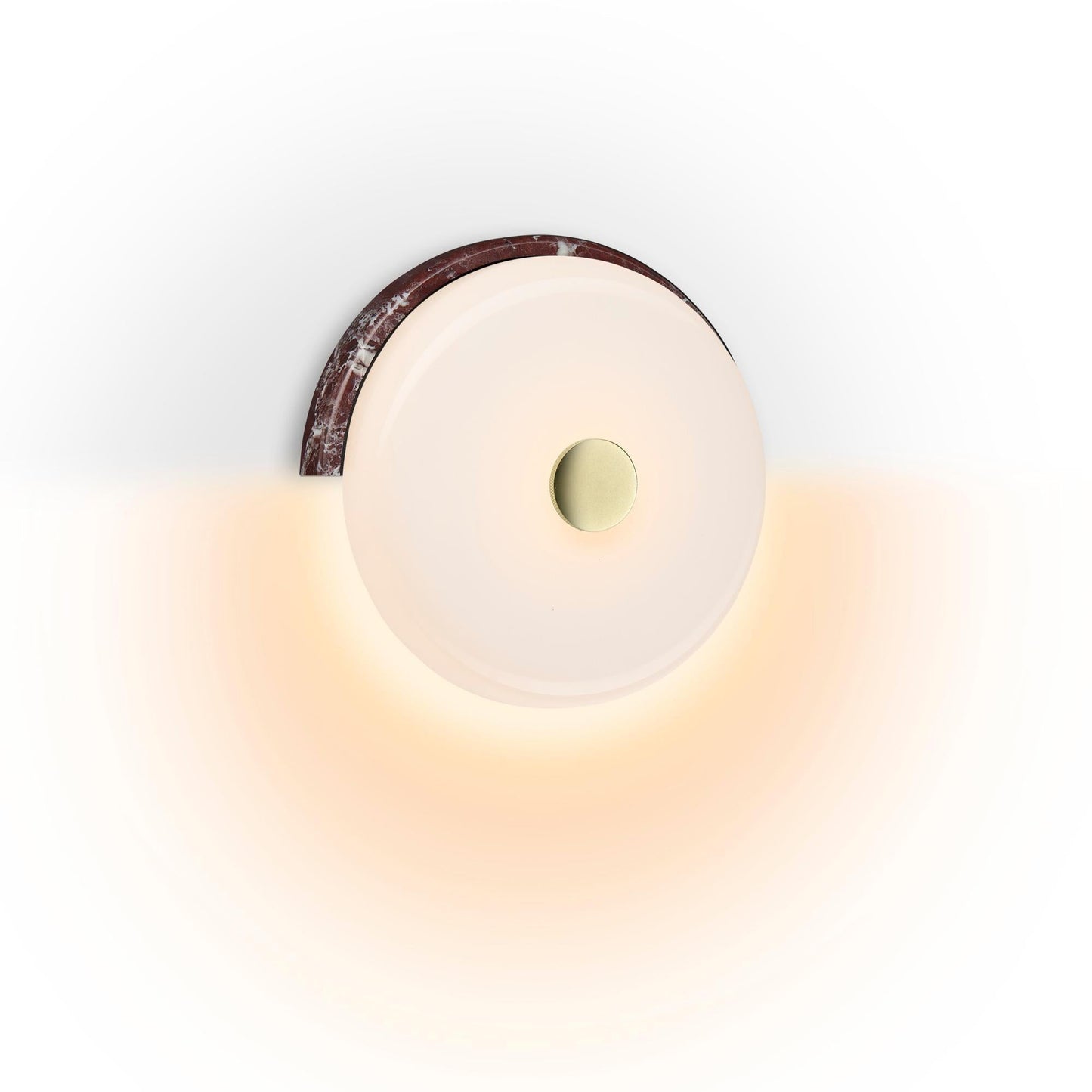 Design By Us Trip Wall Lamp Burgundy Marble/Glossy Opal