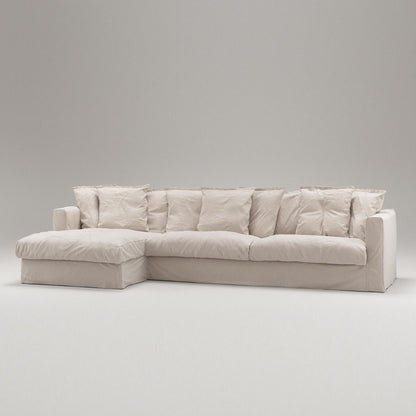Decotique Le Grand Air 3-Seater Sofa Chaise Left Beige