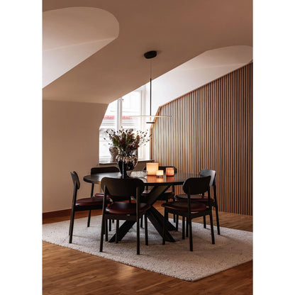 Decotique Elephant Dining Chair Dark Oak/Gentle Ribbon