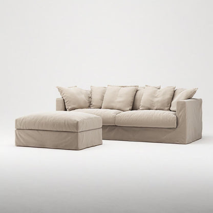 Decotique Le Grand Air Footstool Beige