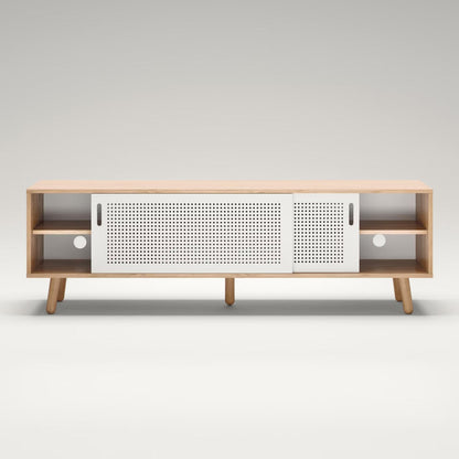Department Ray TV Bench 180 cm Oak/White