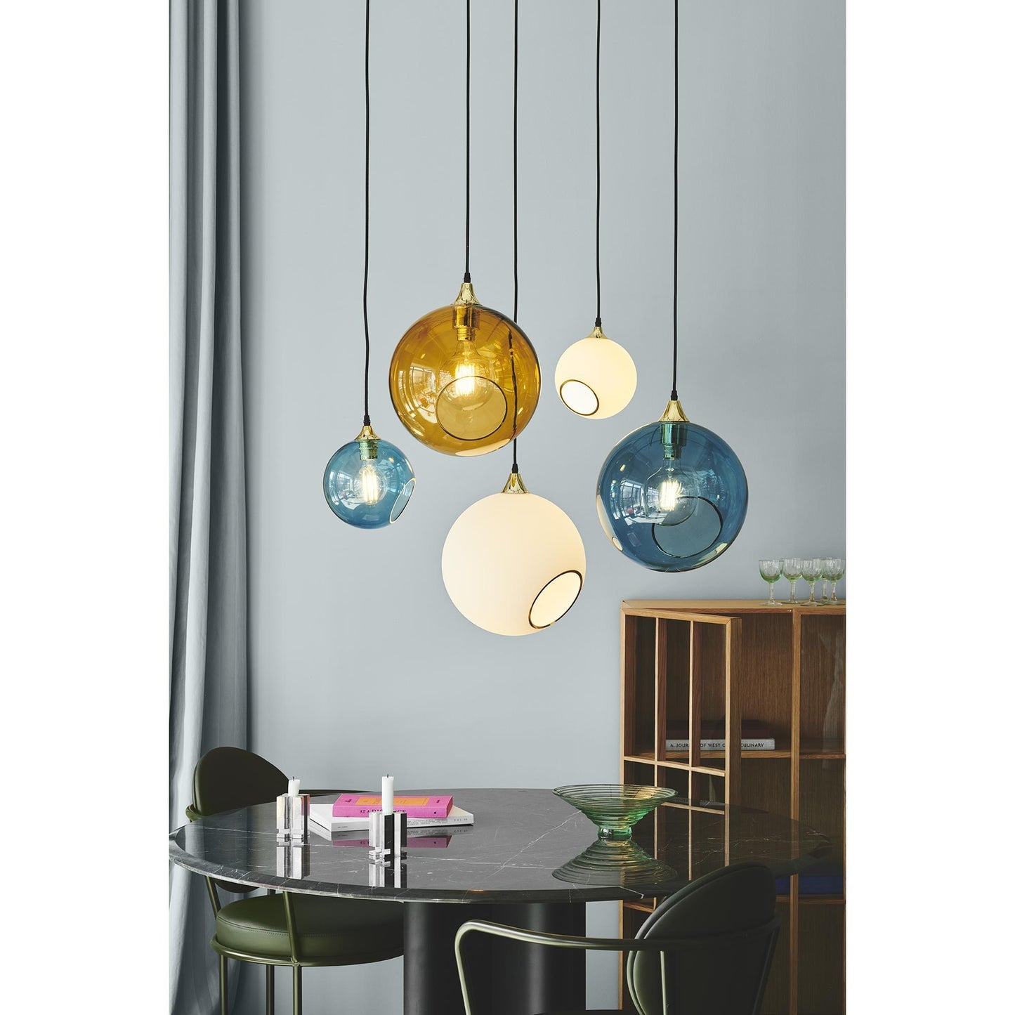 Design by Us Ballroom Pendant Small Smoke
