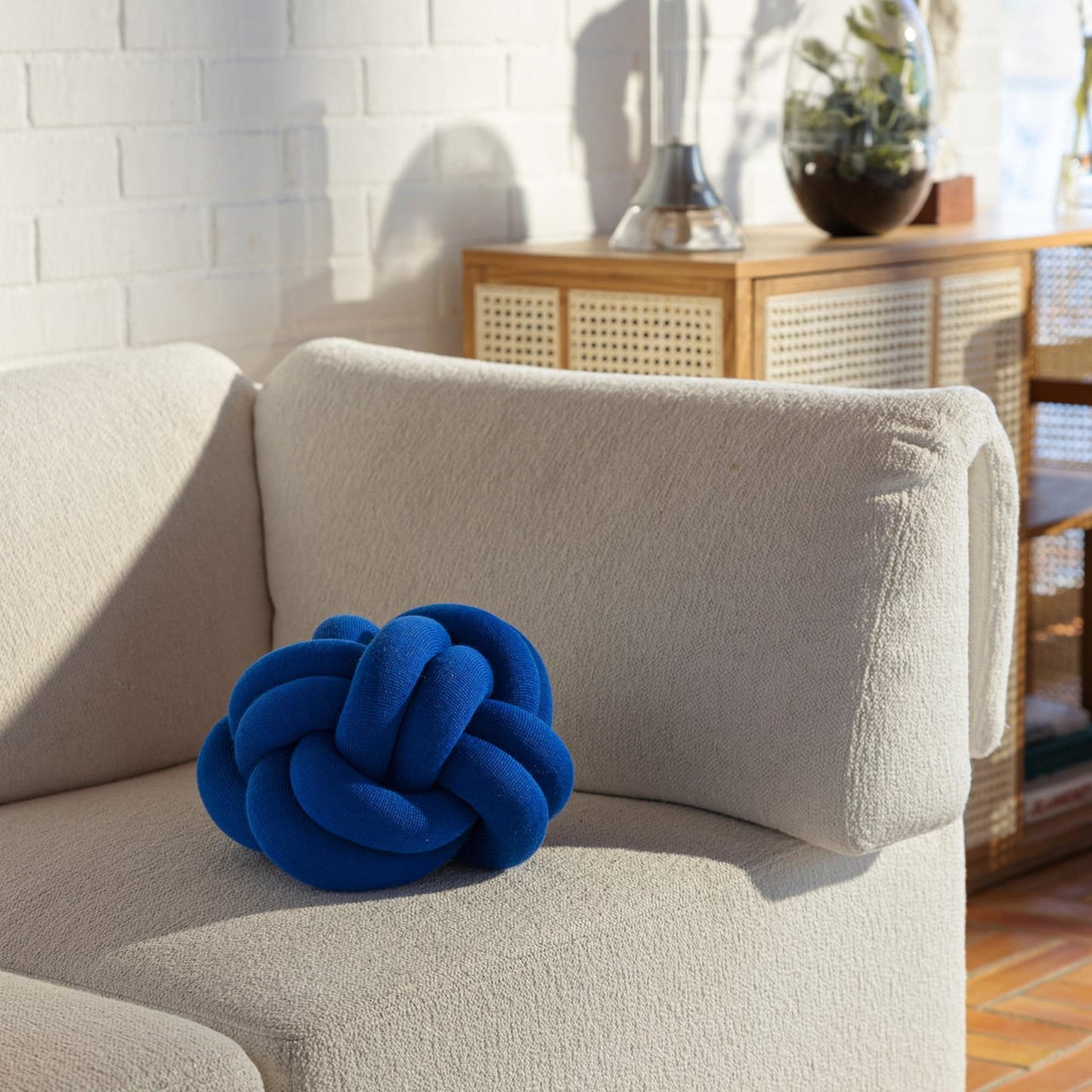 Design House Stockholm Knot Cushion Forest Green