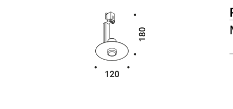 Davide Groppi NULLA - plasterboard flange nulla 25