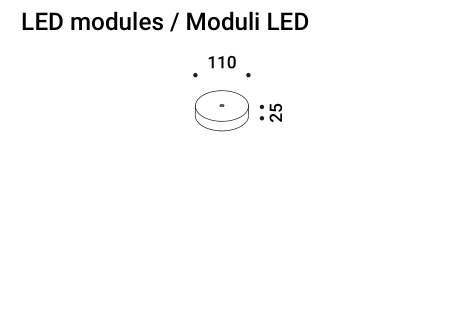 Davide Groppi VIS A VIS - led module