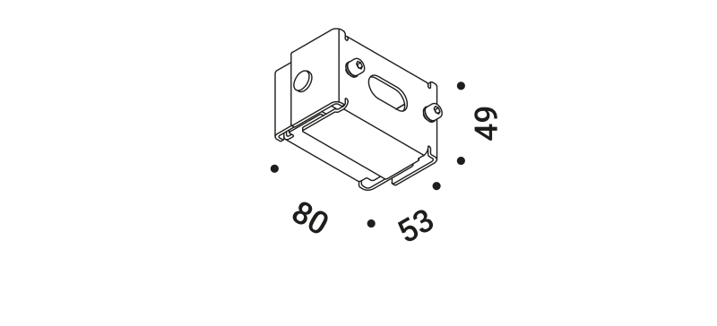 Davide Groppi Recessed Rose - Technical Drawing