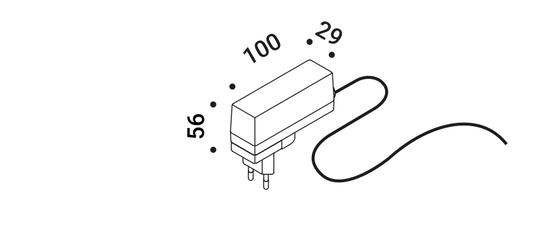 Davide Groppi Plug Driver - Technical Drawing