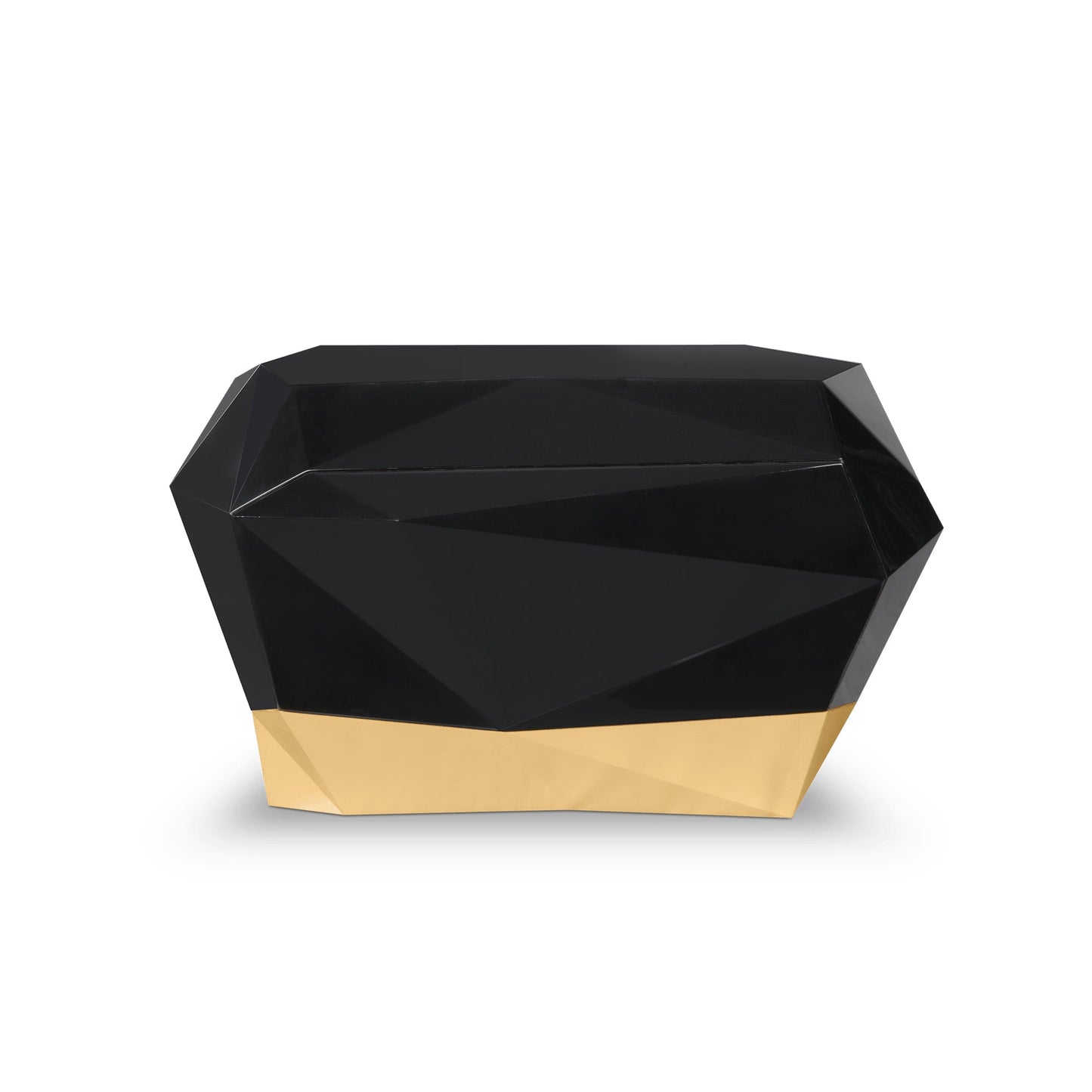 Diamond - Rounded Wooden Bedside Table With Drawers by Boca Do Lobo