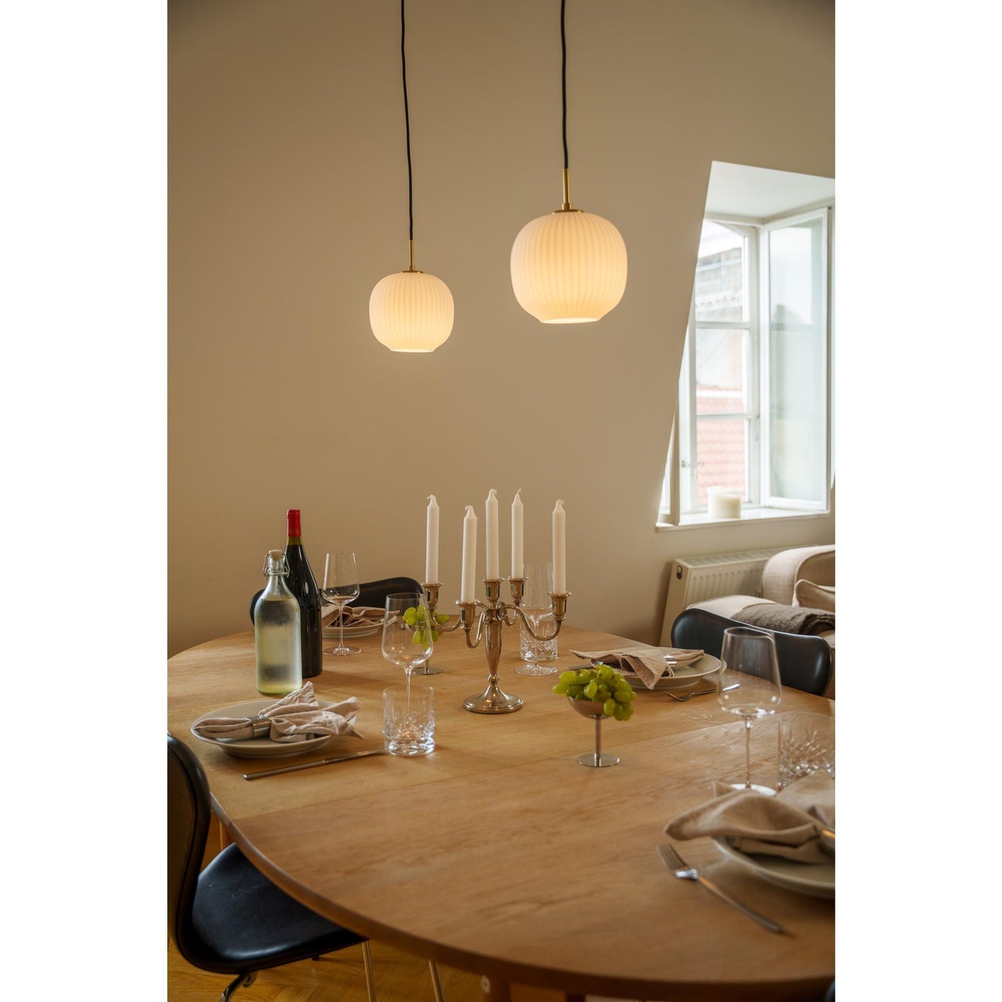 Edgeform Vibra Pendant Ø18 Opal