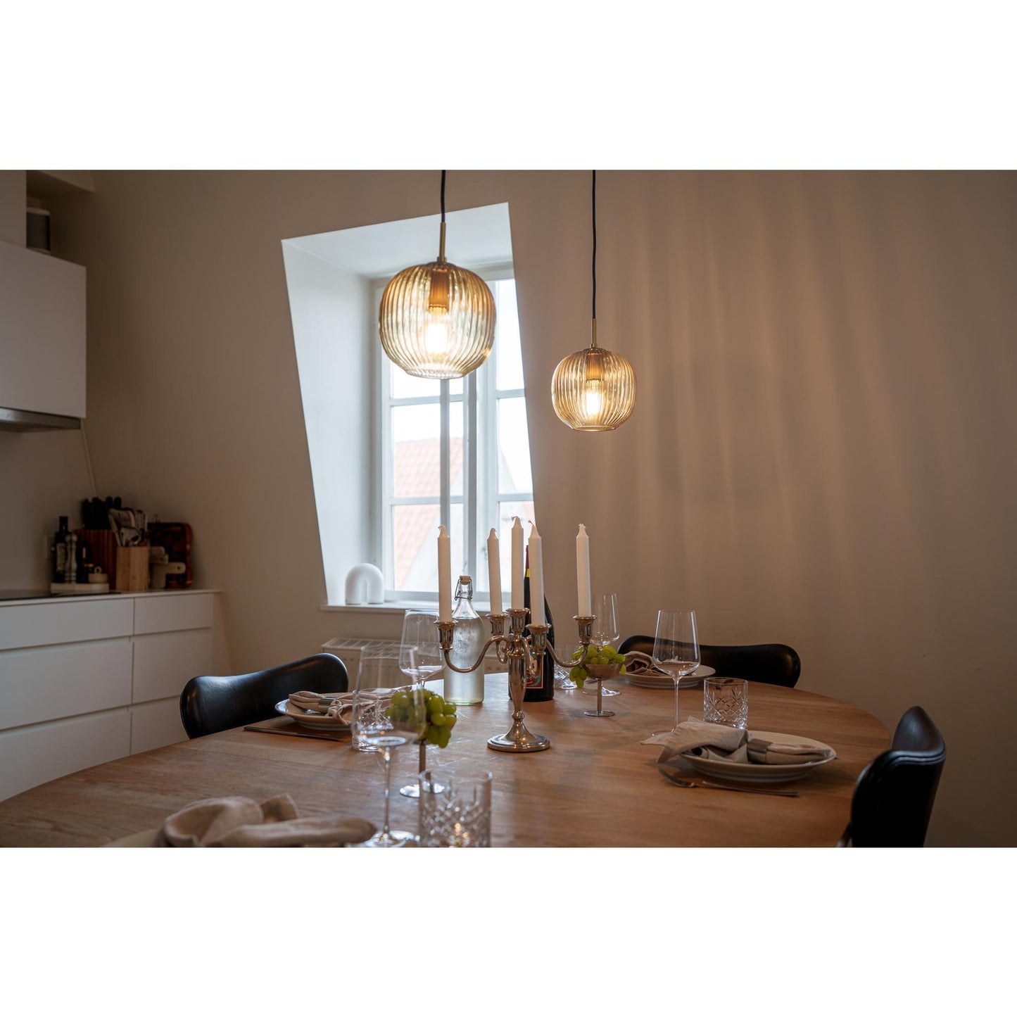 Edgeform Vibra Pendant Ø18 Amber
