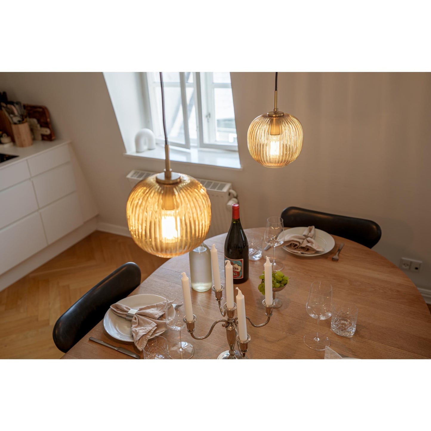 Edgeform Vibra Pendant Ø18 Amber