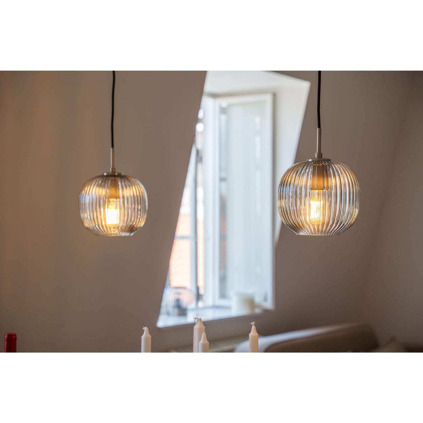 Edgeform Vibra Pendant Ø18 Smoke