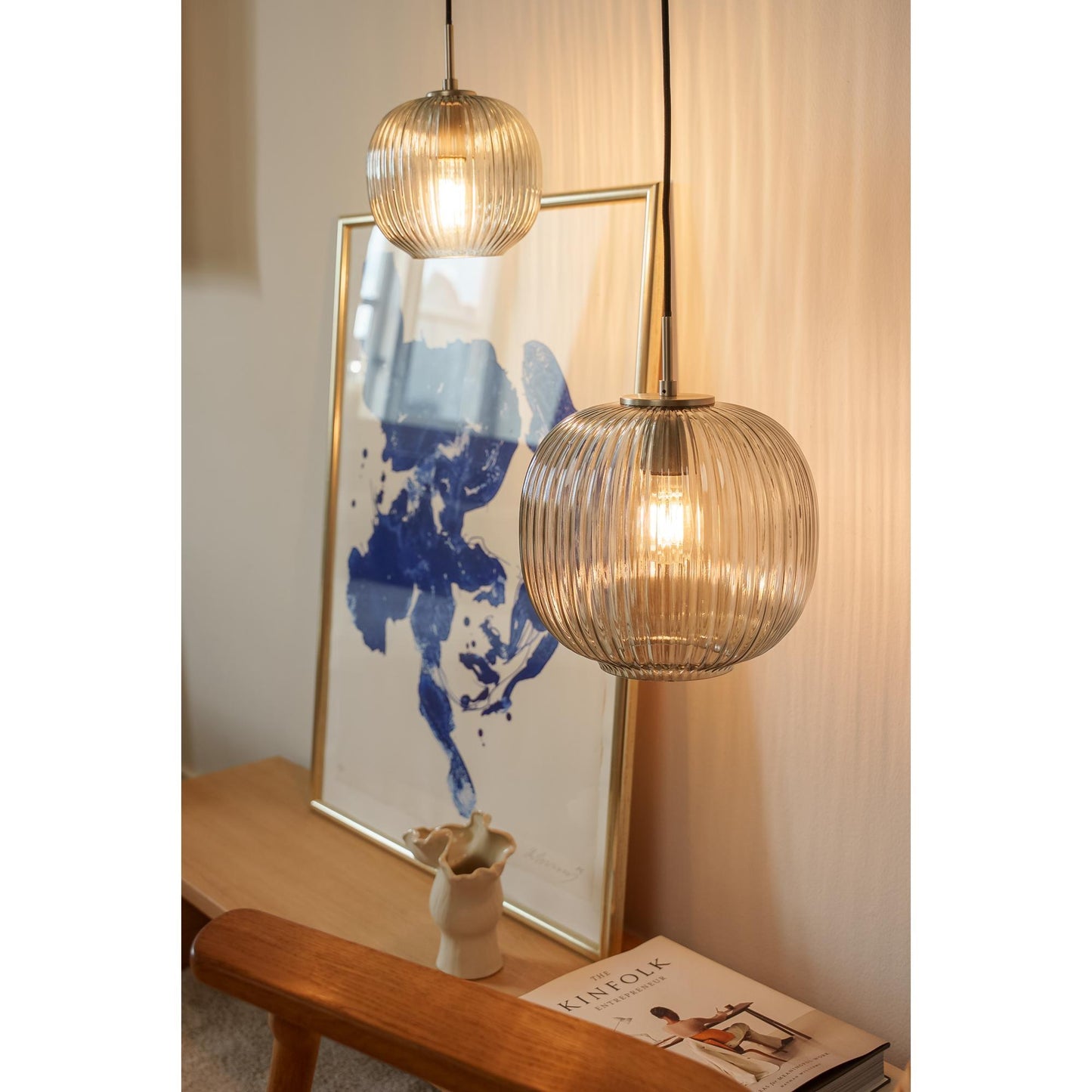 Edgeform Vibra Pendant Ø26 Smoke