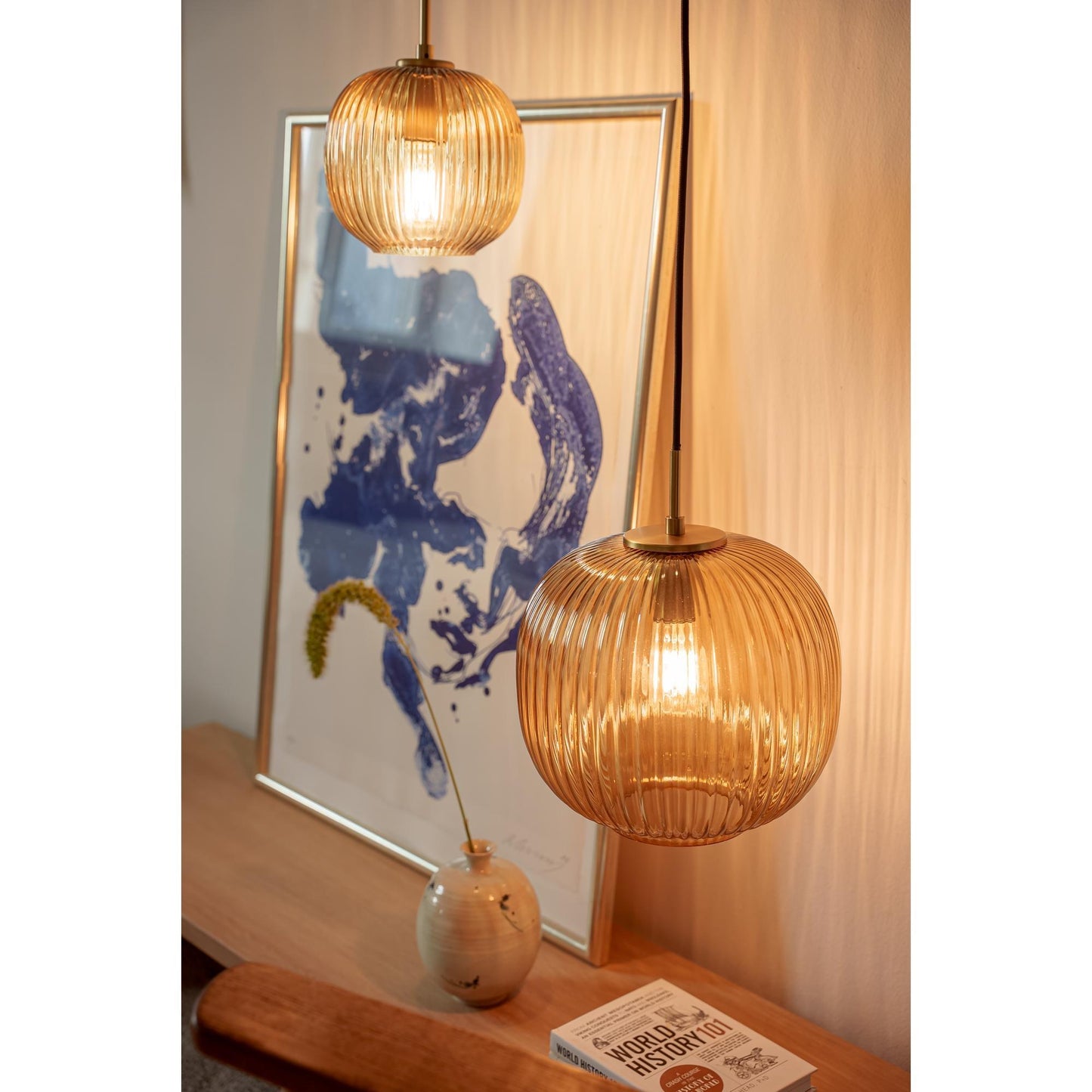 Edgeform Vibra Pendant Ø26 Amber