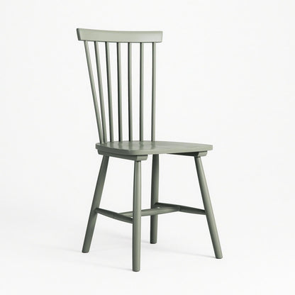 Department Wood H17 Windsor Dining Chair Grey Green