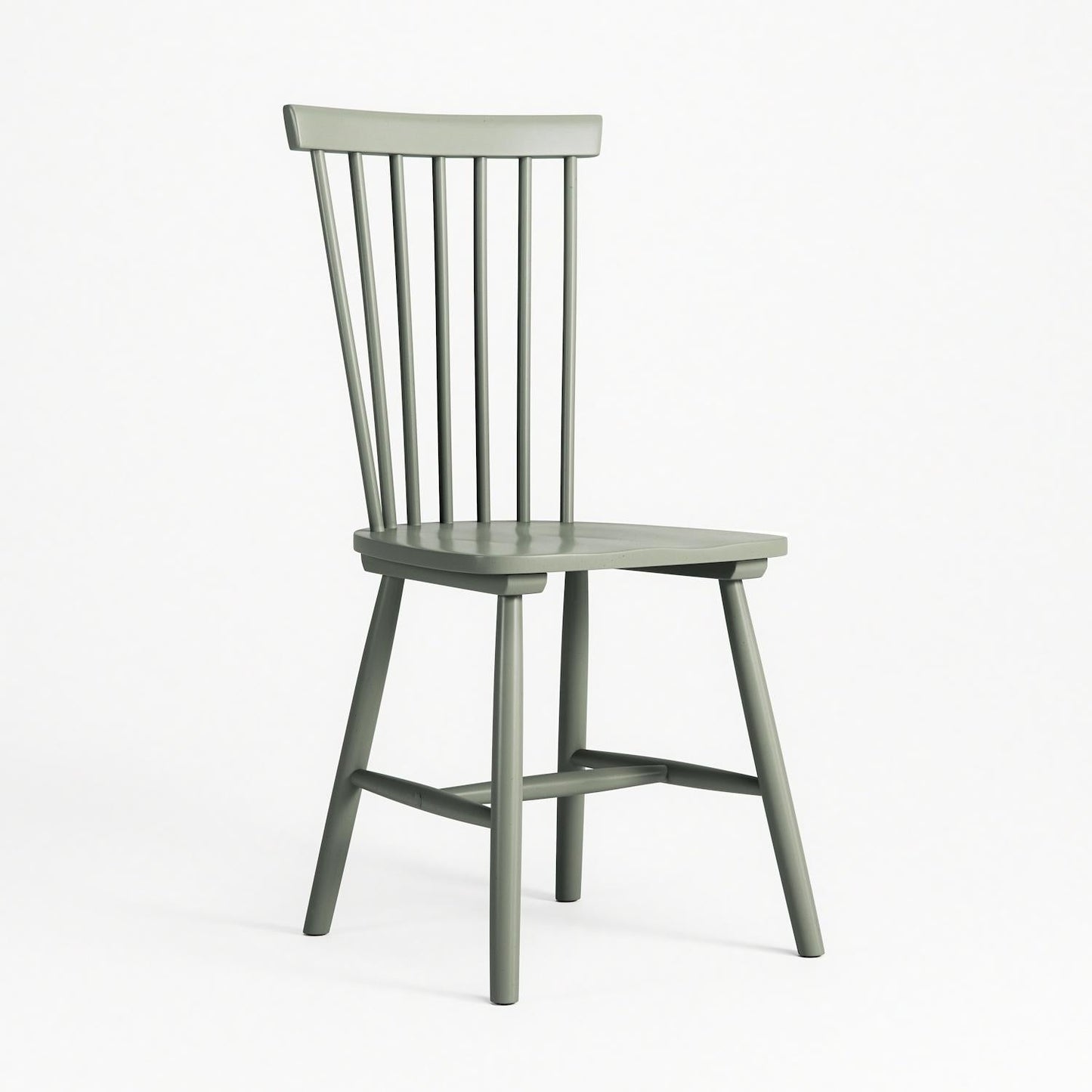 Department Wood H17 Windsor Dining Chair Grey Green